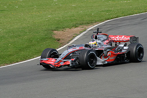 Pedro de la Rosa testing at Silverstone