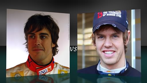 Alonso vs. Vettel