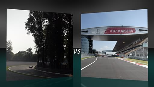 Monza vs Shanghai