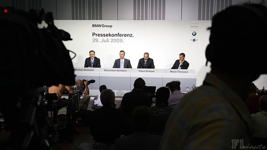 BMW announce they are quitting F1 at the end of 2009