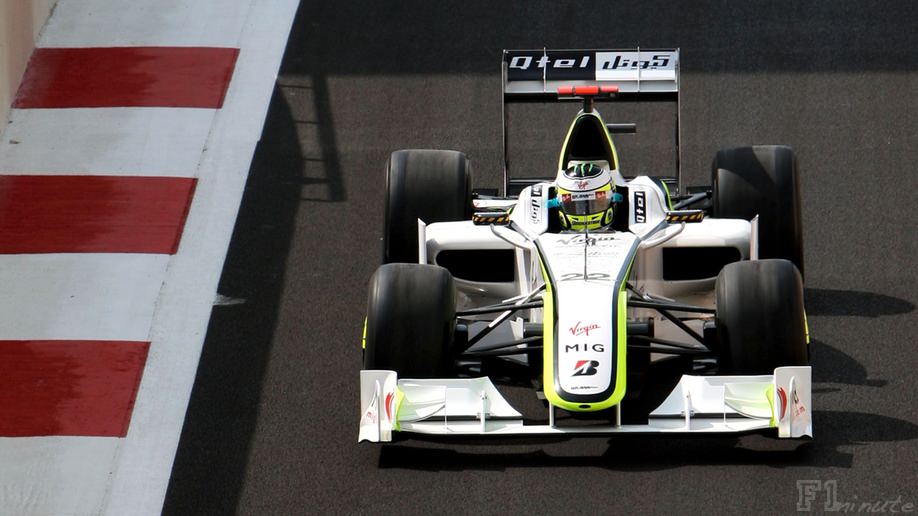 Jenson Button takes part in Abu Dhabi Free Practice