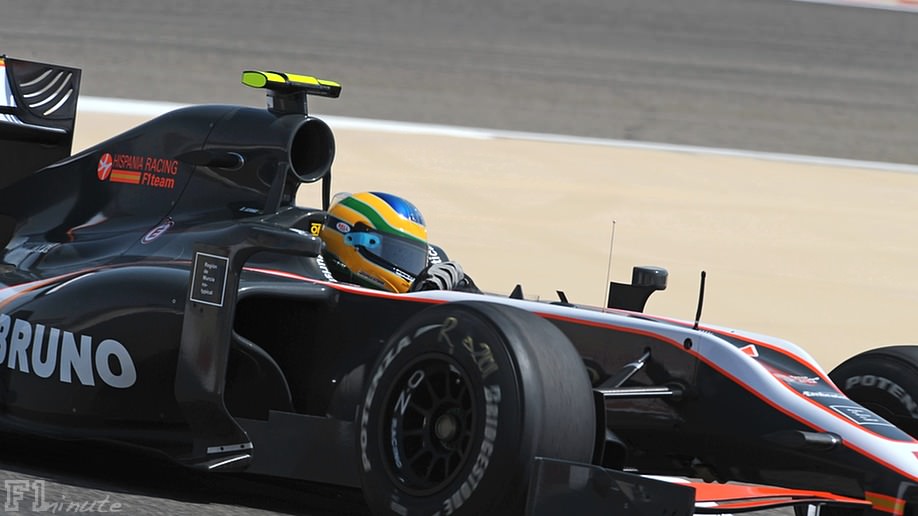 Bruno Senna makes his F1 debut in Bahrain
