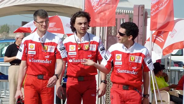 The Three Ferrari Amigos arrive for duty.