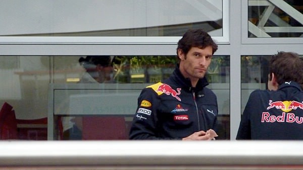 A spy shot of the Monaco race winner Mark Webber