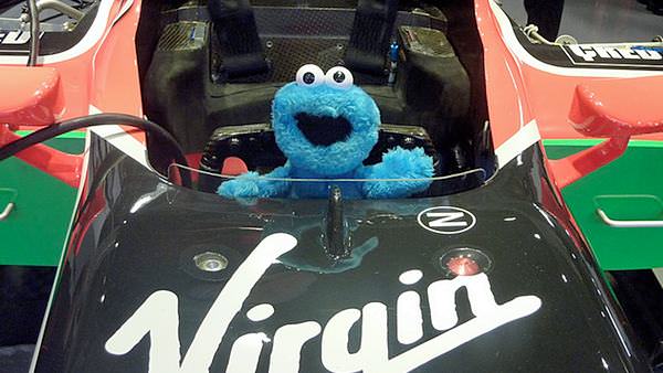 Virgin's newest signing gets comfortable in the car