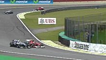 Alonso passes Nico