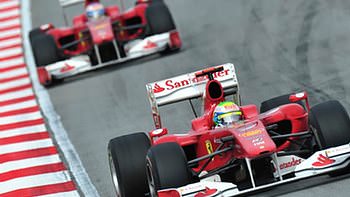 Massa leads Alonso