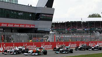 Race day at Silverstone for the British Grand Prix