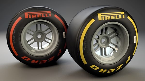Super-soft and soft compound rubber from Pirelli