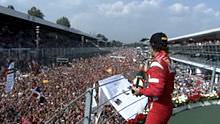 Alonso on the podium