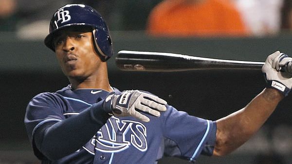  B.J. Upton of the Tampa Bay Rays