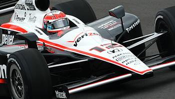 Will Power during qualifying in Kentucky