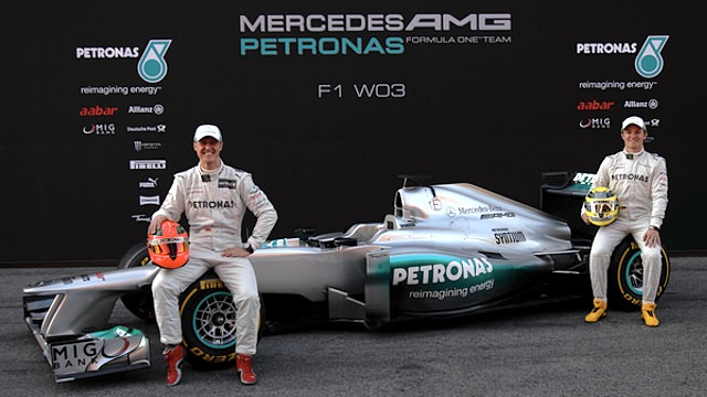Mercedes launch the F1 W03 ahead of Barcelona test