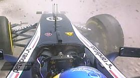 Senna in the gravel