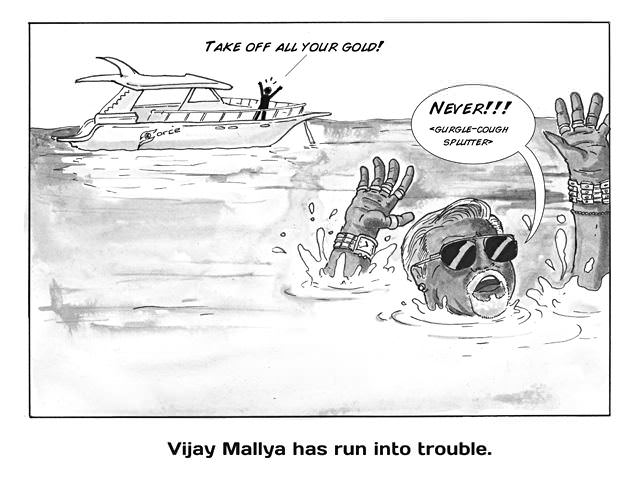 VJ Mallya has run into trouble