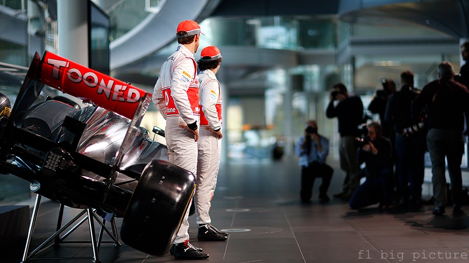 The McLaren boys launch the MP4-28 for the 2013 season