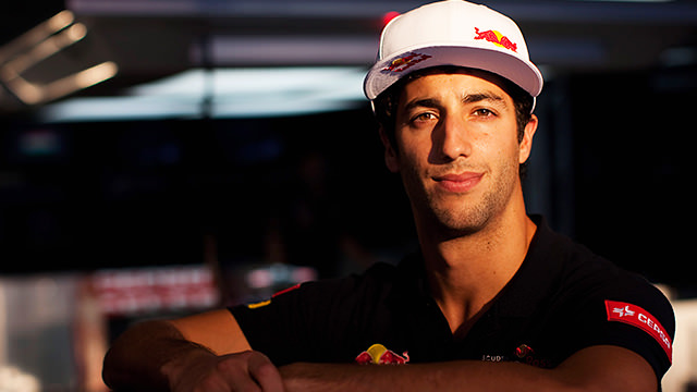 A glimpse of Ricciardo