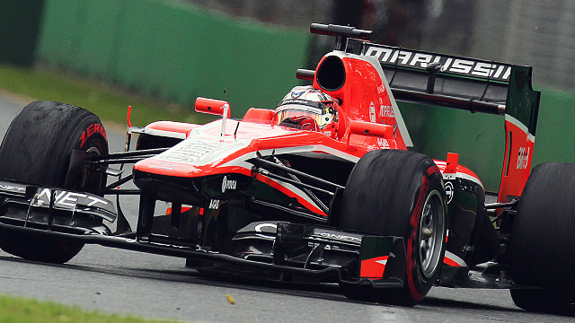 Bianchi makes his Formula One race debut