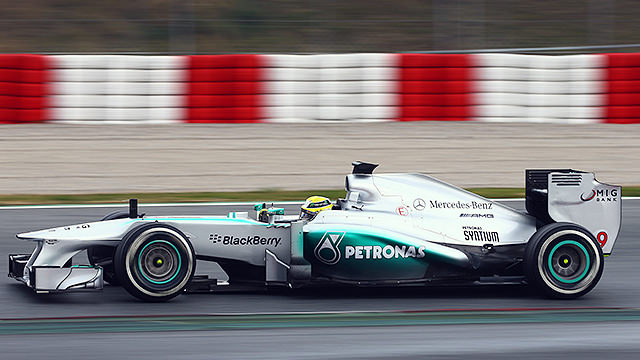 Rosberg on a race simulation