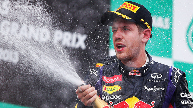 Red Bull take 1-2 victory in Sepang, as Alonso crashes out