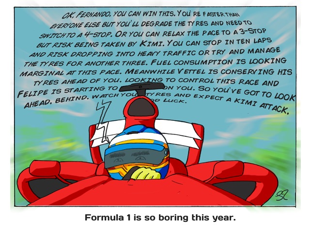 Formula 1 is so boring this year