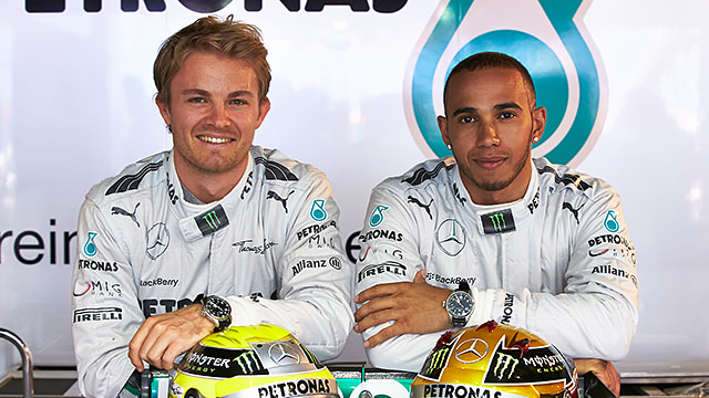 Mercedes lock out the Monaco front row with Rosberg on pole
