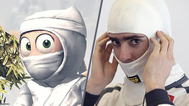 F1 lookalike Gutiérrez vs Clumsy Ninja