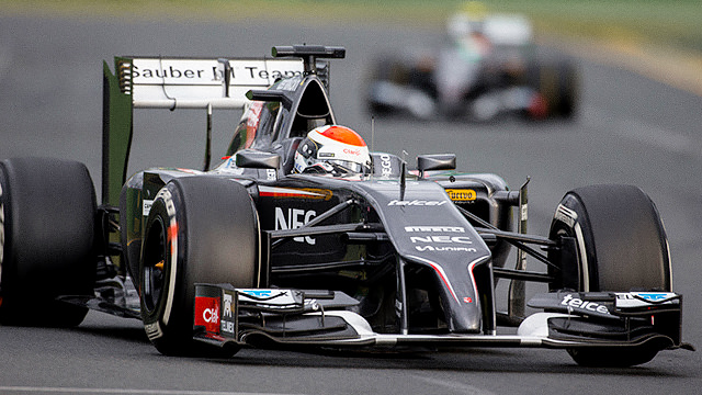 Sauber took part in the race, honest