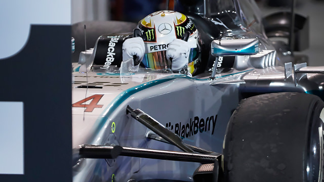 Lewis Hamilton wins incredible night race in Bahrain
