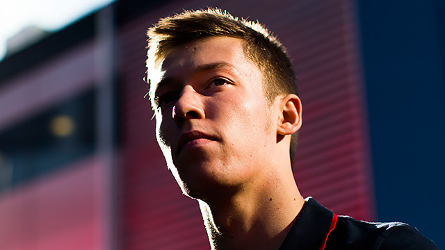 Kvyat made it into Q3, qualifying eighth ahead of the Force Indias