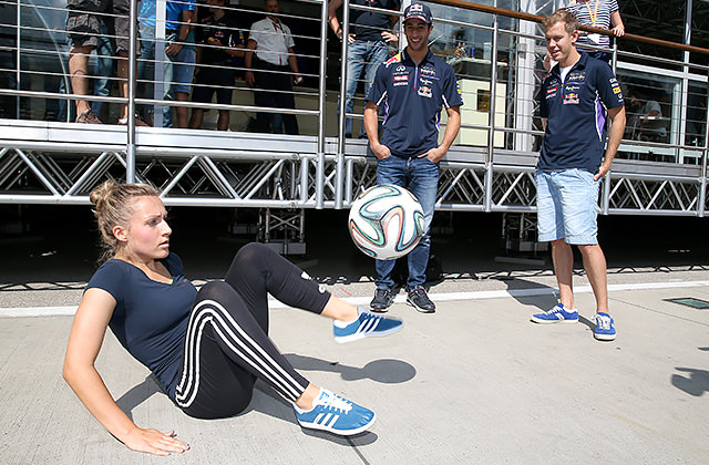 Kitti Szász impresses Vettel and Ricciardo in Hungary