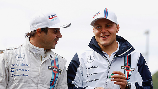 Williams retain Bottas and Massa for 2015
