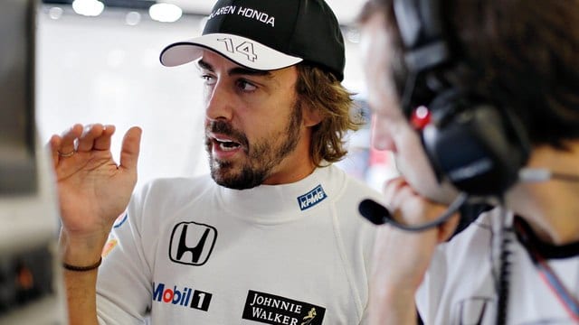 Alonso's chances of points were limited