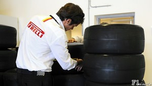 Pirelli prepare for their first official F1 test