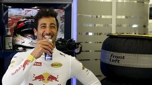 Daniel Ricciardo's hair shoots him to the top of the rankings leaderboard
