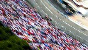 Ricciardo celebrates third place at the Monaco Grand Prix