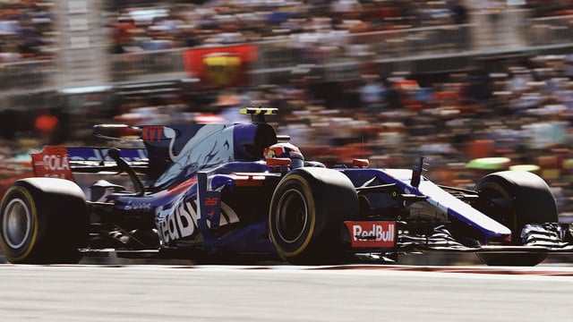 Kvyat was on a strong pace