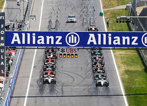 F1 race start Austrian Grand Prix