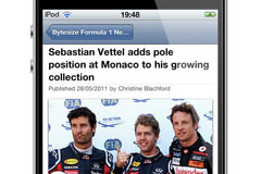 Sidepodcast: Introducing the F1Minute iPhone app