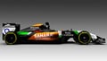 The VJM07 features three new sponsors, and some black paint