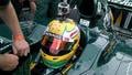 A view from the top of a helmet, as F1 gears up to take over Russia