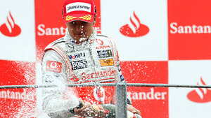 Heikki gets a taste for champagne at McLaren