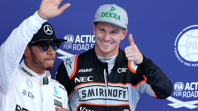 Lewis Hamilton scoops Austrian pole with Hülkenberg on the front row