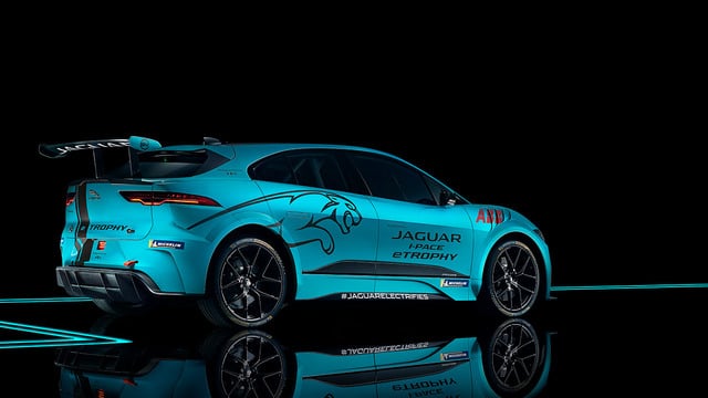 The Jaguar I-Pace race car