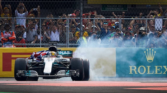First lap drama in Mexico gives Verstappen victory, but Hamilton the title