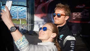 Rosberg selfie in Russia