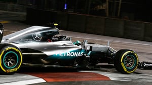 Rosberg under the street lights
