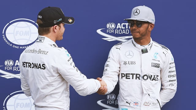 Rosberg and Hamilton shake on it