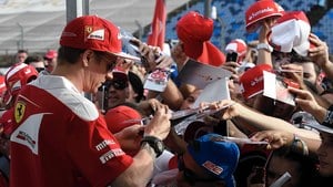 Räikkönen posts the fastest lap time in Hungary