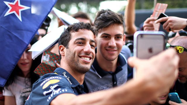 Ricciardo started 19th, ahead of only Verstappen on the grid